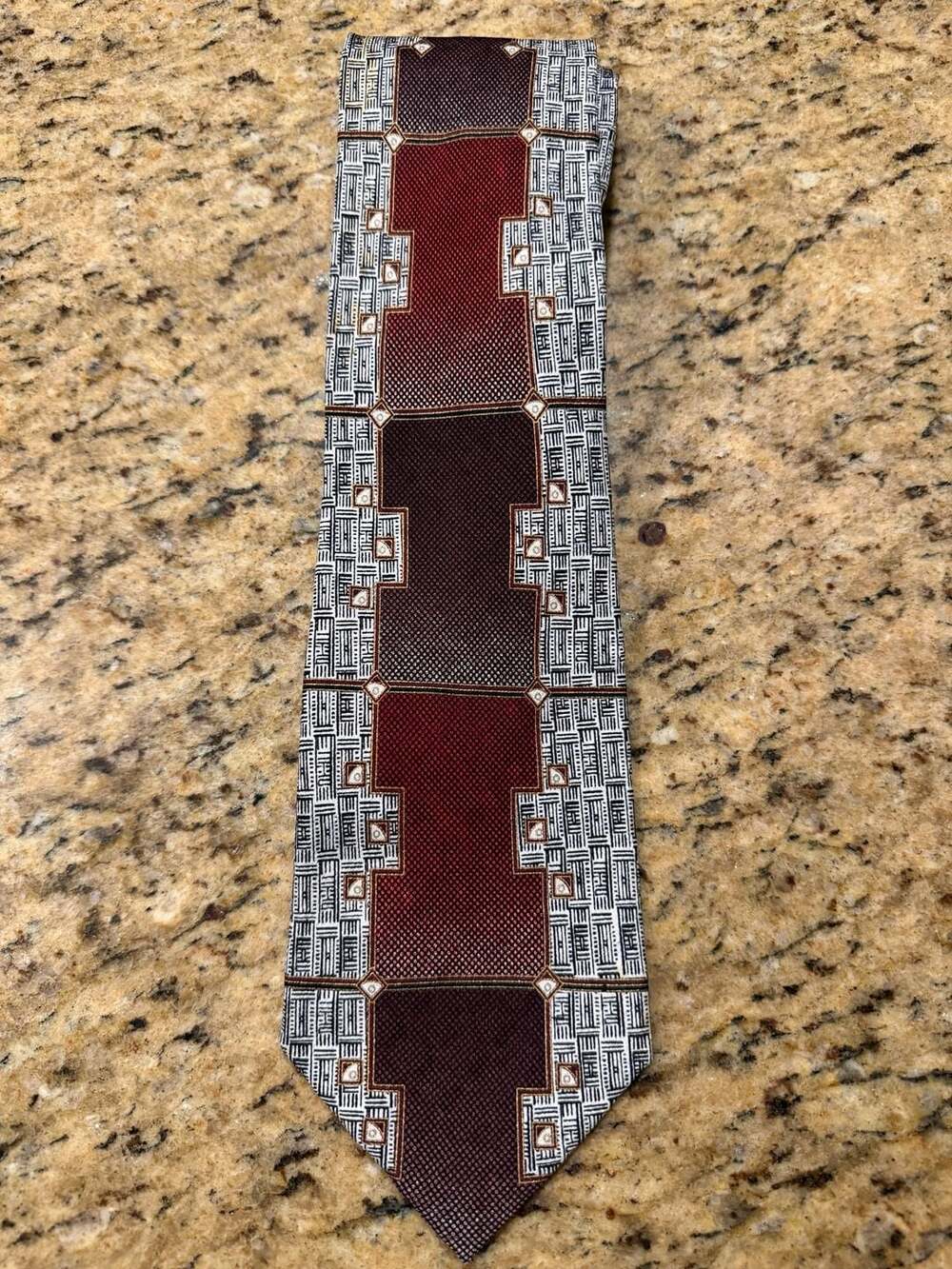 Emilio Ponti 100% Italian Silk Hand Made Men’s tie